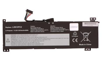 2-Power pro Lenovo ( L20C3PC2 alternativ ) Baterie do Laptopu 11,52V 3910mAh