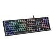 A4tech Bloody S510R, RGB podsvícená mechanická herní klávesnice, Blue Switch, pudding, USB, CZ, černá