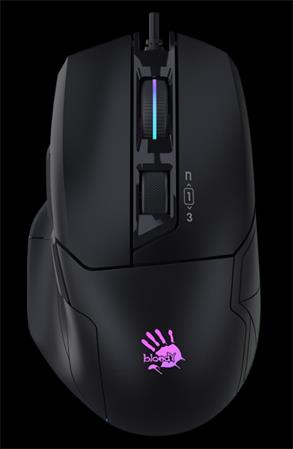 A4tech BLOODY W70MAX , herní myš, RGB podsvícení, 10 000 CPI, USB, černá