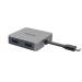 Acer 4in1 Type C dongle: 1x HDMI (až 4K@30Hz), 2x USB3.2 (5Gbps Data Transfer), 1x USB-C (Power Delivery max. 100W)