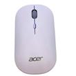 ACER bezdrátová myš s duálním režimem (2.4 GHz a Bluetooth 5.2), 4 tlačítka, AMR130, světle fialová