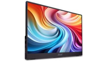 Acer LCD PM191QEbmiuux 18,5" IPS LED, 1920x1080, 1xHDMI + 2xType-C + Audio Out, repro 1,5Wx2, VESA 75x75, Black-přenosný monitor