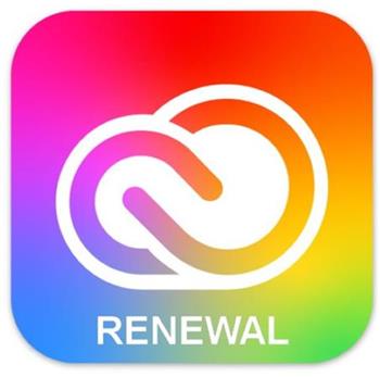 Adobe CC for TEAMS All Apps MP ENG COM RENEWAL 1 User L-1 1-9 (12 Months)