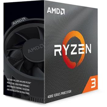 AMD cpu Ryzen 3 4100 AM4 Box (4core, 8x vlákno, 3.8GHz / 4.0GHz, 4MB cache, 65W)