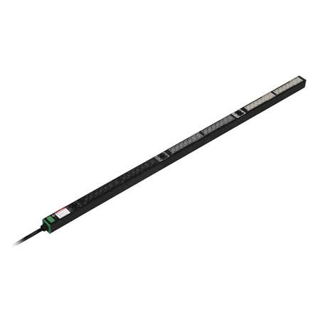 APC Easy Rack PDU, Basic, Vertical, 3 Phase, 22kW, 400V, 32A, 30 x C13 and 12 x C19 outlets, IEC60309 (32A 400VAC 3P+N+P