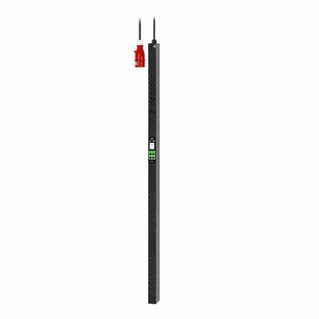 APC Easy Switched Metered Outlet Rack PDU, 0U, 3 Phase, 22kW, 230V, 32A, 18 C13 and 6 C19 outlets, IEC60309 3P+N+PE