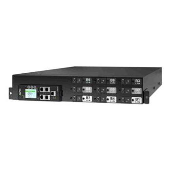 APC NetShelter Rack PDU Advanced Switched Metered, 2U, 3 fáze, 415 V, 41,4 kVA 60 A, 18 zásuvek