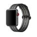 Apple Watch 42mm Black Stripe Woven Nylon