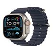 Apple Watch Ultra 3 (2025) 49mm Přírodní titan s modrým/jasně modrým trailovým tahem M/L
