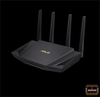 ASUS RT-AX58U V2, Router AX3000 Dual Band WiFi 6 (802.11ax) podporující technologii MU-MIMO a OFDMA