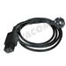 AVACOM Napájecí síťový kabel pro UPS a servery, PC 230V 16A (F), 2m C19
