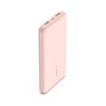 Belkin BOOST CHARGE™ USB-C PowerBanka, 10000mAh, 15W, růžová