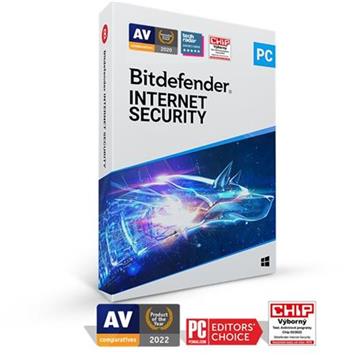 Bitdefender Internet Security 5 zařízení na 1 rok