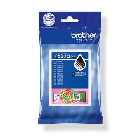 Brother LC527XLBK (inkoust black, 3000 str.)