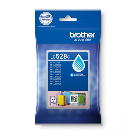 Brother LC528C (inkoust cyan, 5000 str.)