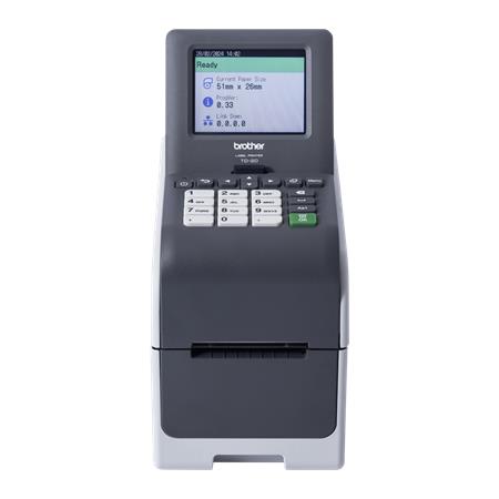 Brother - TD-2350DSA203 (300 dpi,až 152,4 mm/sec., bar. dotyk. displ, USB, USB Host, RS-232C*, LAN, Bluetooth, WLAN, ma