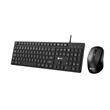 C-TECH KBM-108, drátový combo set s myší, multimediální,nízkoprofilové klávesy, USB, CZ/SK