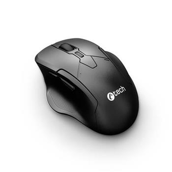 C-TECH myš WLM-17 Dual mode, bezdrátová, BT5.0 + 2,4GHz, 1600DPI, 6 tlačítek, US