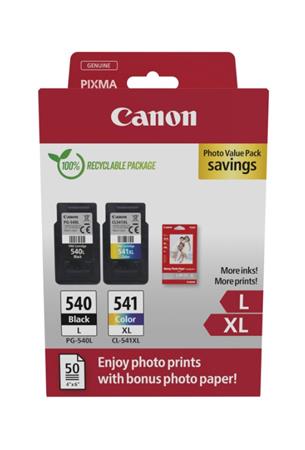 Canon cartridge PG-540L/CL-541XL PHOTO VALUE SEC / Black + Color / 11ml + 15ml