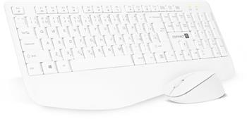CONNECT IT Combo bezdrátová bílá klávesnice + myš,