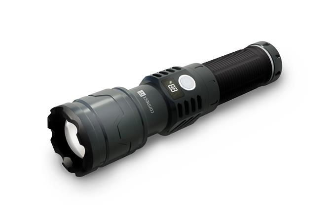 CONNECT IT GLEAM PRO 1000R LED ruční svítilna dobíjecí,1000lm, ANTRACIT
