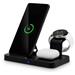 CONNECT IT MultiCharge 3v1 bezdrátová Qi nabíječka pro SAMSUNG, ČERNÁ