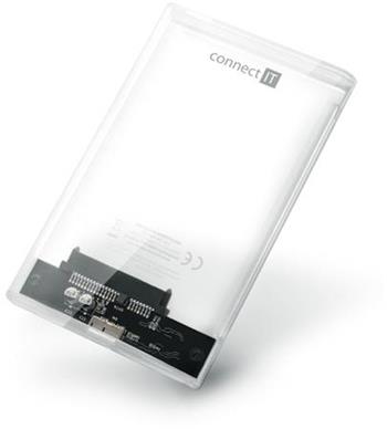 CONNECT IT ToolFree Clear externí box pro HDD 2,5"