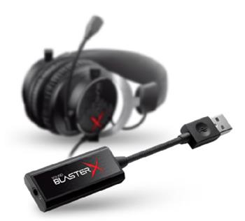 CREATIVE Sound BlasterX G1, zesilovač sluchátek (externí zvukovka), USB, konektor 4pin 3.5mm, 7.1