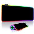 Crono - herní podložka pod myš, RGB velká, 12 světelných režimů, barvy + efekty