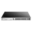 D-Link DGS-3130-30PS L3 Stackable Managed PoE switch, 24x GbE PoE+, 2x 10G RJ-45, 4x 10G SFP+, PoE 370W