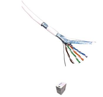 DATACOM FTP drát CAT5E PVC,Eca 305m box bílý