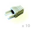 DATACOM Manžetka pro plug RJ45 šedá (10ks)