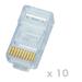 DATACOM Plug UTP CAT5E 10p10c- RJ50 lanko (10ks)