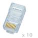 DATACOM Plug UTP CAT5E 8p8c- RJ45 lanko (10ks)