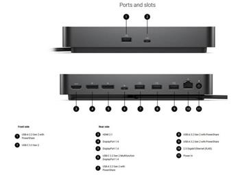 Dell Pro Dock WD25 - 100W