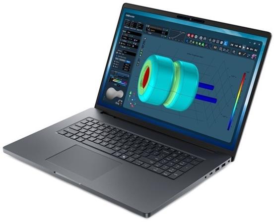 DELL Pro Max Plus 18 MB18250 U9 285HX/64GB/1TB SSD/18" QHD+/IR Cam & Mic/RTX PRO 3000/NFC/W11P/3Y ProSpt/šedá/bez adaptéru