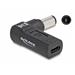 Delock Adaptér na kabel na nabíjení laptopu, ze zásuvky USB Type-C™ na zástrčku HP 7,4 x 5,0 mm, úhlový 90°