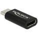 Delock Adaptér SuperSpeed USB 10 Gbps (USB 3.1 Gen 2) USB Type-C™ samec > port samice černý