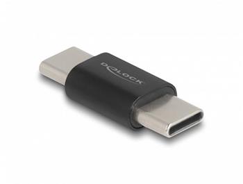 Delock Adaptér SuperSpeed USB 10 Gbps (USB 3.2 Gen 2) USB Type-C™ samec na samec černý