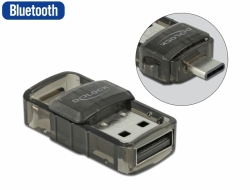 Delock Adaptér USB 2.0 Bluetooth 4.0 2 v 1 USB Type-C™ nebo Typu-A