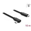 Delock Aktivní optický kabel USB 10 Gbps USB Type-C, ze zástrčky na zástrčku, pravoúhlý, 10 m