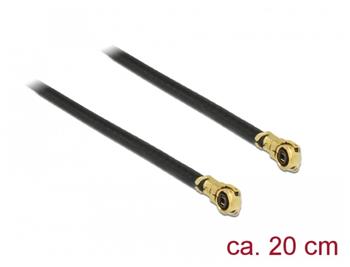 Delock Anténní kabel MHF IV/HSC MXHP32 kompatibilní samec > MHF IV/HSC MXHP32 kompatibilní samec 20 cm 1,13
