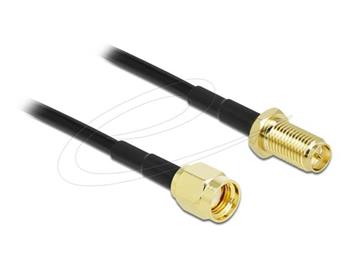Delock Anténní kabel RP-SMA samec na RP-SMA samice LMR/CFD100 2 m low loss