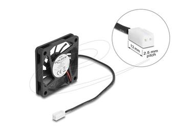 Delock Axiální ventilátor: 5 V DC, 60 x 60 x 10 mm, černý
