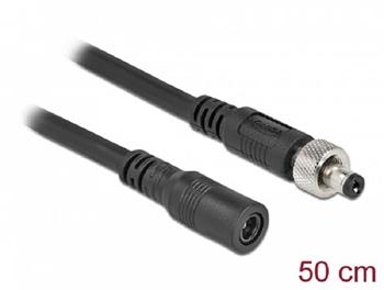 Delock DC prodlužovací kabel 5,5 x 2,1 mm, ze zástrčky na zásuvku, šroubovací