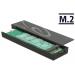 Delock Externí pouzdro M.2 SSD 42/60/80 mm > SuperSpeed USB 10 Gbps (USB 3.1 Gen 2) Typ Micro-B samice