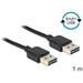 Delock Kabel EASY-USB 2.0-A samec > samec 1 m