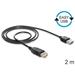 Delock kabel EASY-USB 2.0-A samec > USB 2.0-A samice,prodlužující 2 m