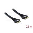 Delock Kabel PCIe 4.0 Slim SAS SFF-8654 8i na Slim SAS SFF-8654 8i, 0,5 m