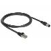 Delock Kabel s konektorem RJ45 na konektor M12 8 pin A-kódování Cat.5e SFTP 1 m